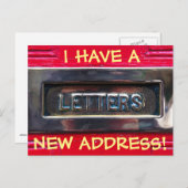 新しい住所はがき 案内ポストカード (正面/裏面)