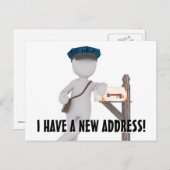 新しい住所はがき 案内ポストカード (正面/裏面)