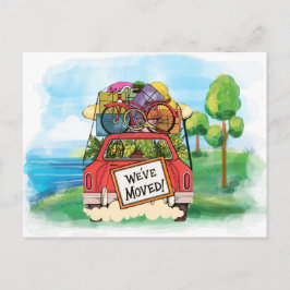 新しい住所はがき 案内ポストカード