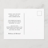 新しい住所はっきりした書移動 案内ポストカード (裏面)