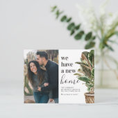 新しい住所への移動のお知らせ 案内ポストカード (スタンド正面)