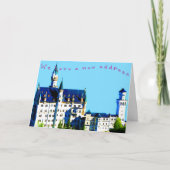 「新しい住所を持っている」発表テンプレート 招待状 (正面)