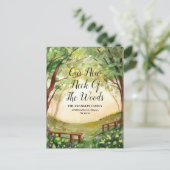 新しい住所を移す森の新しい首 案内ポストカード (スタンド正面)