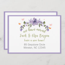 新しい住所を移転した