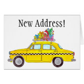 新しい住所イエローキャブタクシーのクリスマスギフト (正面横)