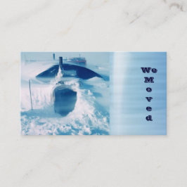 新しい住所カード 名刺