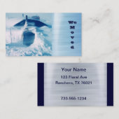 新しい住所カード 名刺 (正面/裏面)