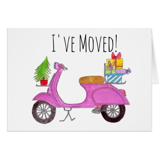 新しい住所クラシッククリスマススクーター (正面横)