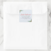 新しい住所クリスマスシール スクエアシール (バッグ)