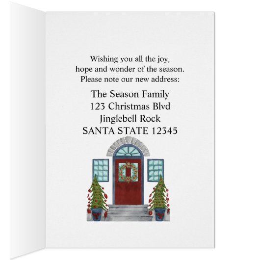 新しい住所クリスマスホーム (内側 (右))