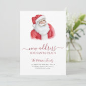 新しい住所クリスマス休暇の移動 案内状 (スタンド正面)