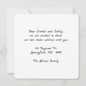 新しい住所フラットカード (裏面)