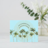 新しい住所フロリダヤシの木の移動 案内状 (スタンド正面)