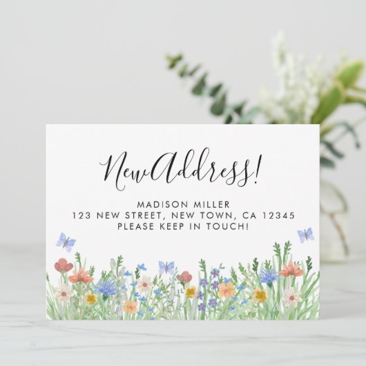 新しい住所フローラの移動のお知らせ 案内状 (スタンド正面)