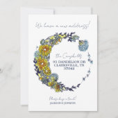 新しい住所フローラリースの移動案内 案内状 (正面)