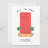 新しい住所レッドウォーターカラードア移動 案内状 (正面)