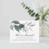 新しい住所変更の住所移動のお知らせ ポストカード (スタンド正面)