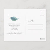 新しい住所変更の住所移動のお知らせ ポストカード (裏面)