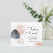 新しい住所引っ越しましたの移動案内 ポストカード (スタンド正面)