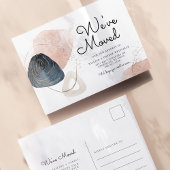 新しい住所引っ越しましたの移動案内 ポストカード