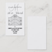 新しい住所発表への引っ越しました 名刺 (正面/裏面)