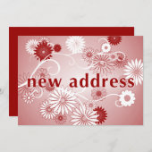 新しい住所発表 案内状 (正面/裏面)