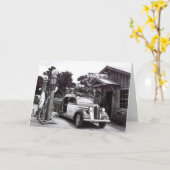 新しい住所移動ヴィンテージパック車メーリングストア カード (黄色い花)