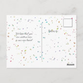 新しい住所 ポストカード (裏面)