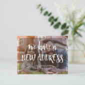 新しい住所|写モダン真引っ越し案内 インビテーションポストカード (スタンド正面)