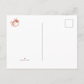 新しい住所 海辺の移動 オーシャン シー 案内ポストカード (裏面)