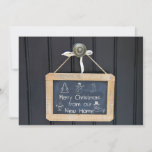 新しい住所Chalkboardクリスマスカード シーズンカード<br><div class="desc">引っ越しました!仕事とストレスの後、彼らに新しいアドレスを伝える！彼らにアドレスの発表クリスマスカードを送るよりもニュースを広める良い（そして簡単な！）方法はない。多くのカー違うドが利用可能なので、デザインと言い回しを選択し、内側にあなたの詳細を追加する。店をブラウズし、あなたの選択を行う：ドア、オーナメントまたはコラージュのカードのリース：私たちはそれらすべてを持っている！</div>