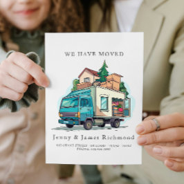 新しい住所Iトラック移動ホーム 案内状