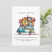 新しい住所I水彩車ホーム移動 案内状 (スタンド正面)