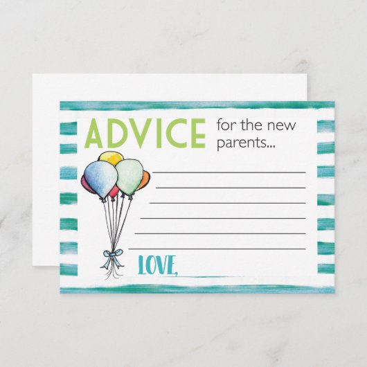 新しい保護者へのアドバイス (正面/裏面)