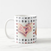 新しい修飾されたお父さんのカスタムな誕生Statsおよび写真 コーヒーマグカップ (左)