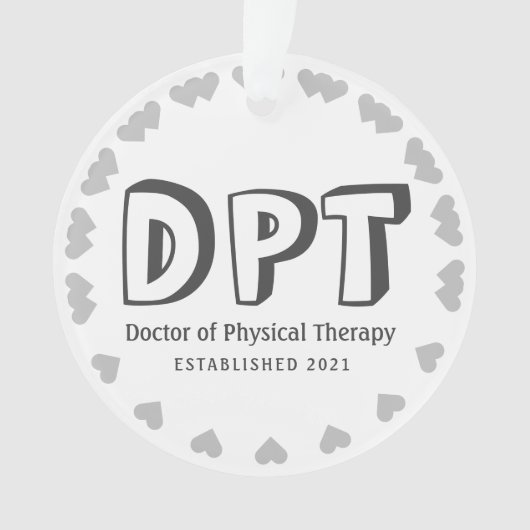 新しい個人用フィジカルセラピー オーナメント (正面)