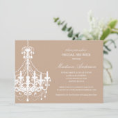 新しい優雅さ|ブライダルシャワーの招待 招待状 (スタンド正面)