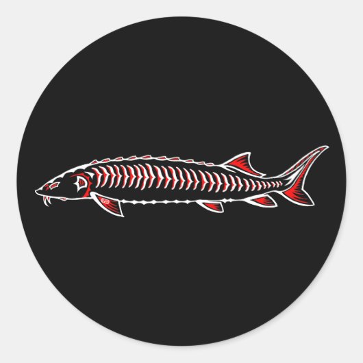 新しい先住民 – ホワイトスタージオン ラウンドシール (正面)