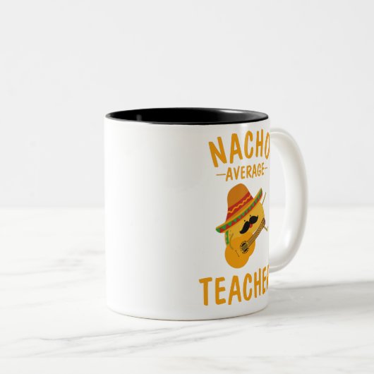 新しい先生ギフト、新しい先生マグカップ、 ツートーンマグカップ (正面右)