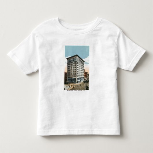 新しい公園の建物の外観 トドラーTシャツ (正面)