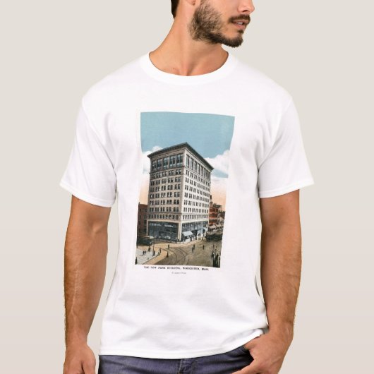 新しい公園の建物の外観 Tシャツ (正面)