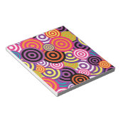 新しい円抽象芸術アート ノートパッド (アングル)