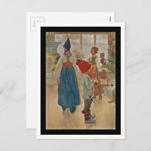 新しい再度クリスマスの時間 シーズンポストカード (正面/裏面)