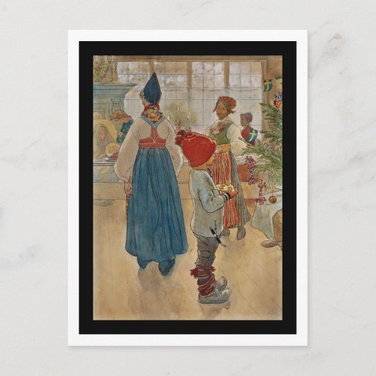 新しい再度クリスマスの時間 シーズンポストカード (正面)