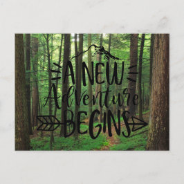 新しい冒険が始まる ポストカード