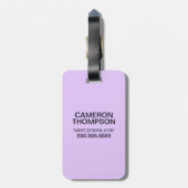 新しい冒険にあなたのハートを開けて下さい ラゲッジタグ (裏面縦)