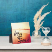 新しい冒険にYesを言う フォトプラーク (インサイチュ)