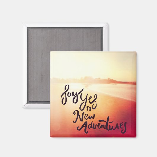新しい冒険にYesを言う マグネット (正面/裏面)