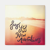 新しい冒険にYesを言う マグネット (正面)