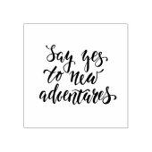 新しい冒険にYesを言う ラバースタンプ (インプリント)
